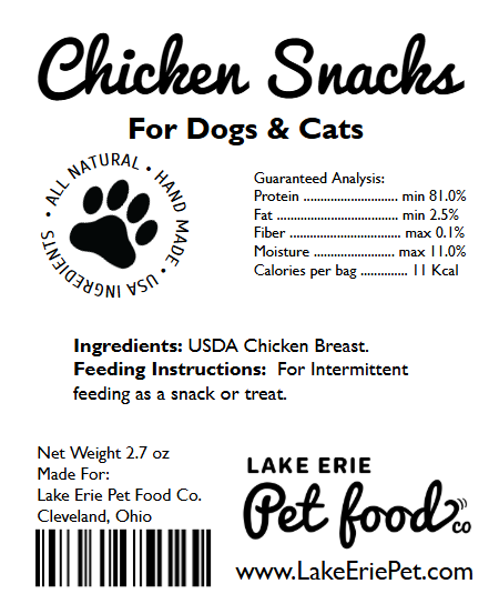 Chicken Snacks for Dogs & Cats