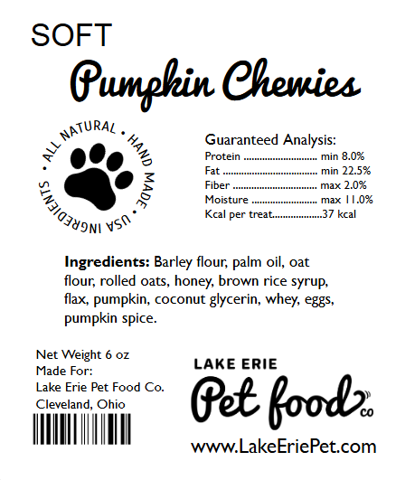 Pumpkin Chewies (soft)