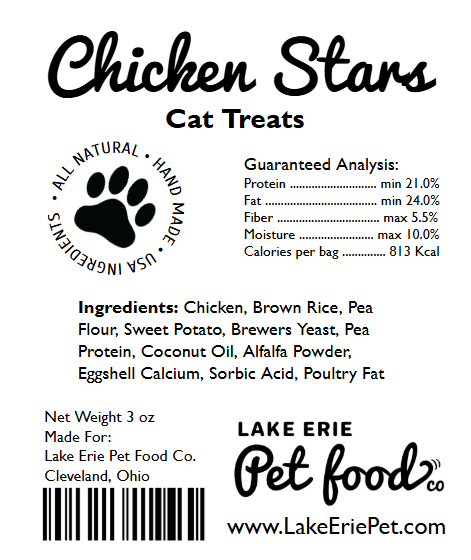 Chicken Stars Cat Treats