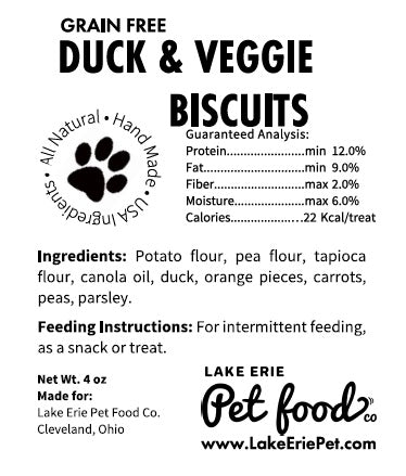 Duck & Veggie Biscuits