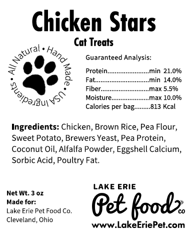 Chicken Stars Cat Treats