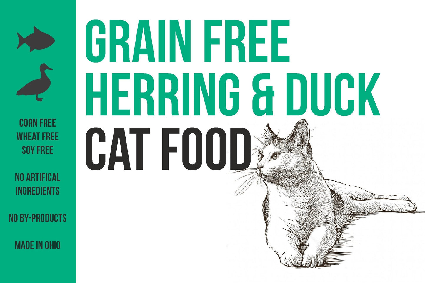 Cat Food: Grain Free Herring & Duck