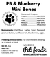 PB & Blueberry Mini Bones